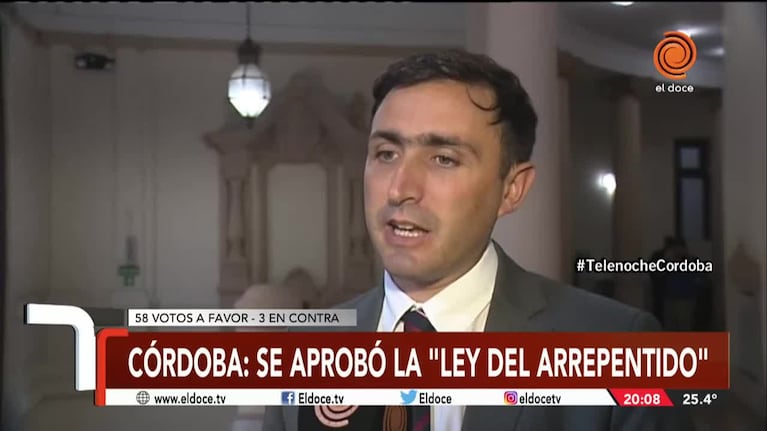 Córdoba ya tiene su propia ley del arrepentido