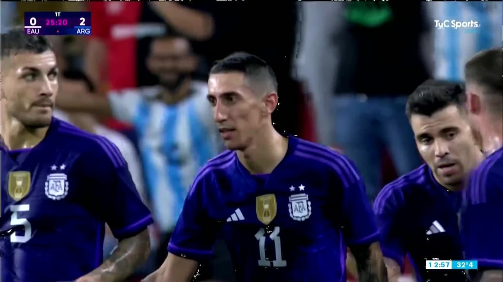 Los golazos de Di María para Argentina ante Emiratos