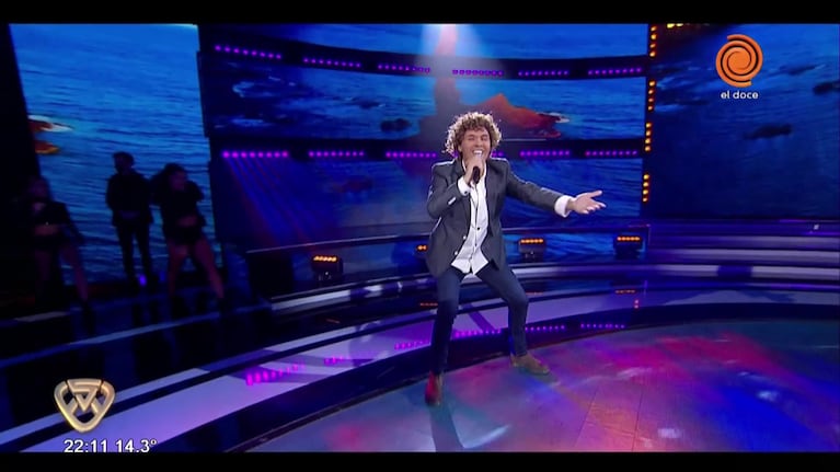 Lizardo Ponce fue David Bisbal cantando un mix de sus éxitos