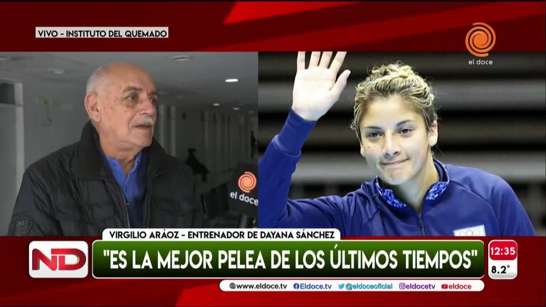 Dayana Sánchez salió del coma: la emoción de su entrenador de boxeo