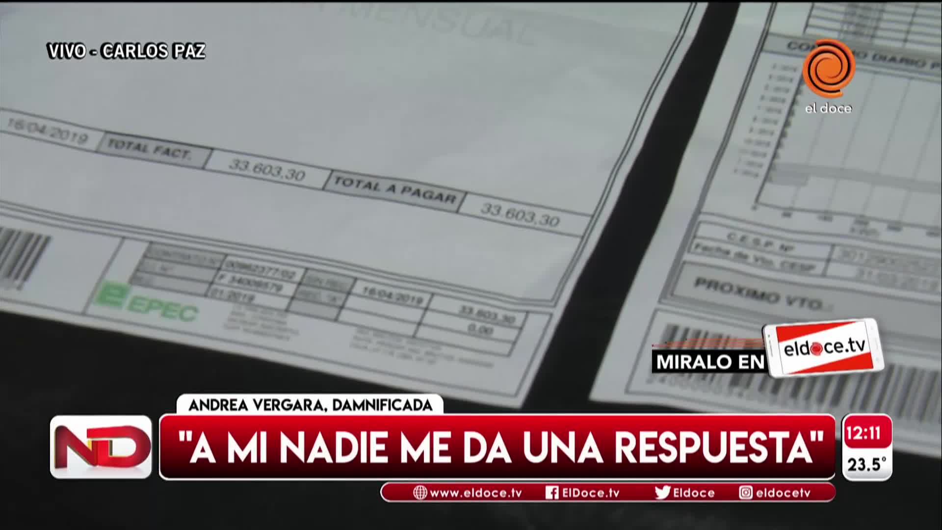 La vecina damnificada por Epec: “Esto es una estafa”