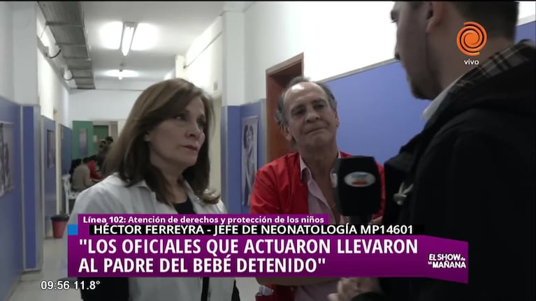 Un bebé golpeado en la Maternidad Provincial
