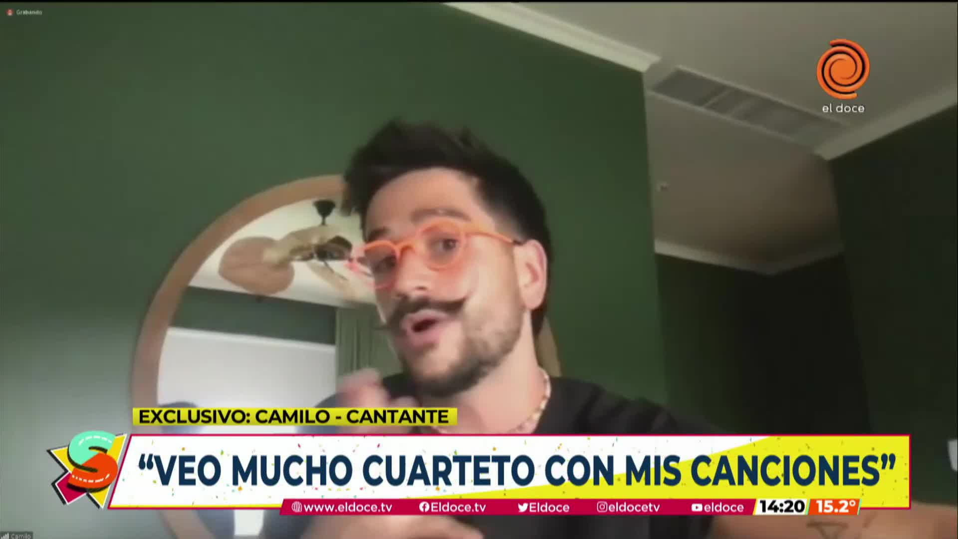 Camilo y su deseo de incursionar en el cuarteto