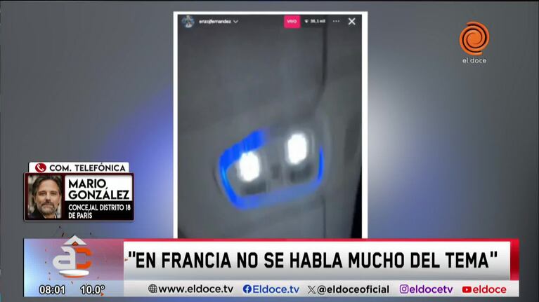 El hijo de Jairo contó cómo se vive el escándalo en Francia y advirtió que los cantos racistas son un delito