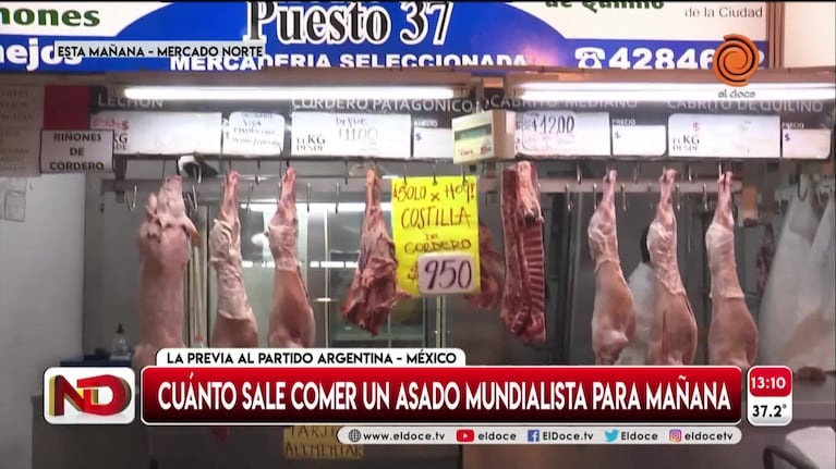 Cuánto cuesta un asado mundialista: las carnicerías se preparan para el partido