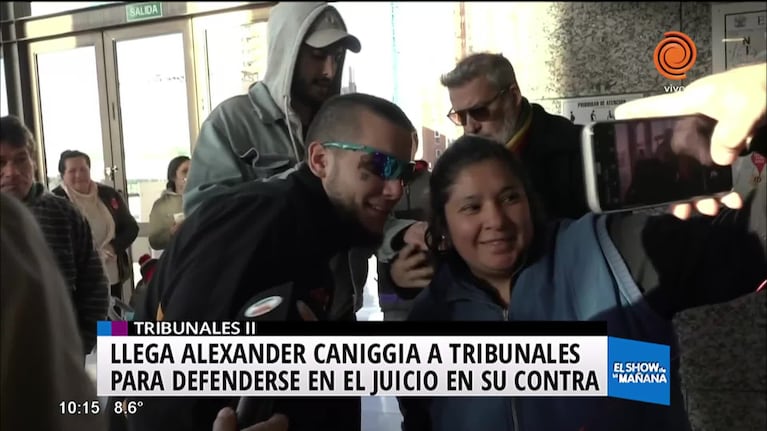 Alexander Caniggia se presentó en los tribunales de Córdoba