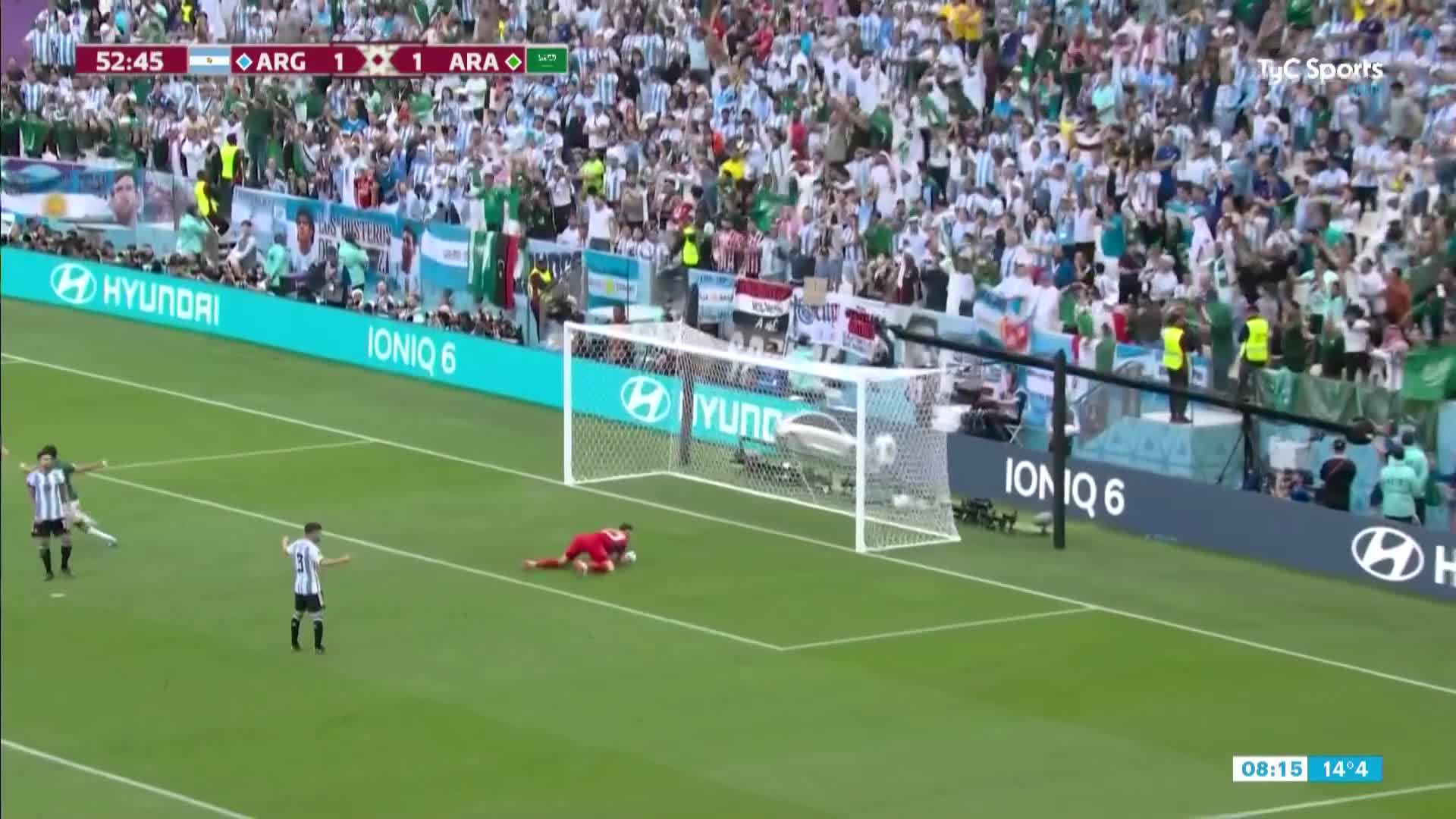 Arabia Saudita le dio vuelta el partido a Argentina