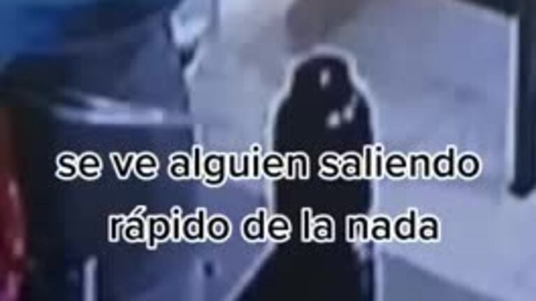 Terror por un fantasma en una carnicería