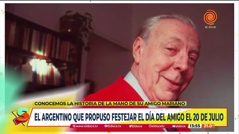 El argentino inventó la celebración del Día del Amigo