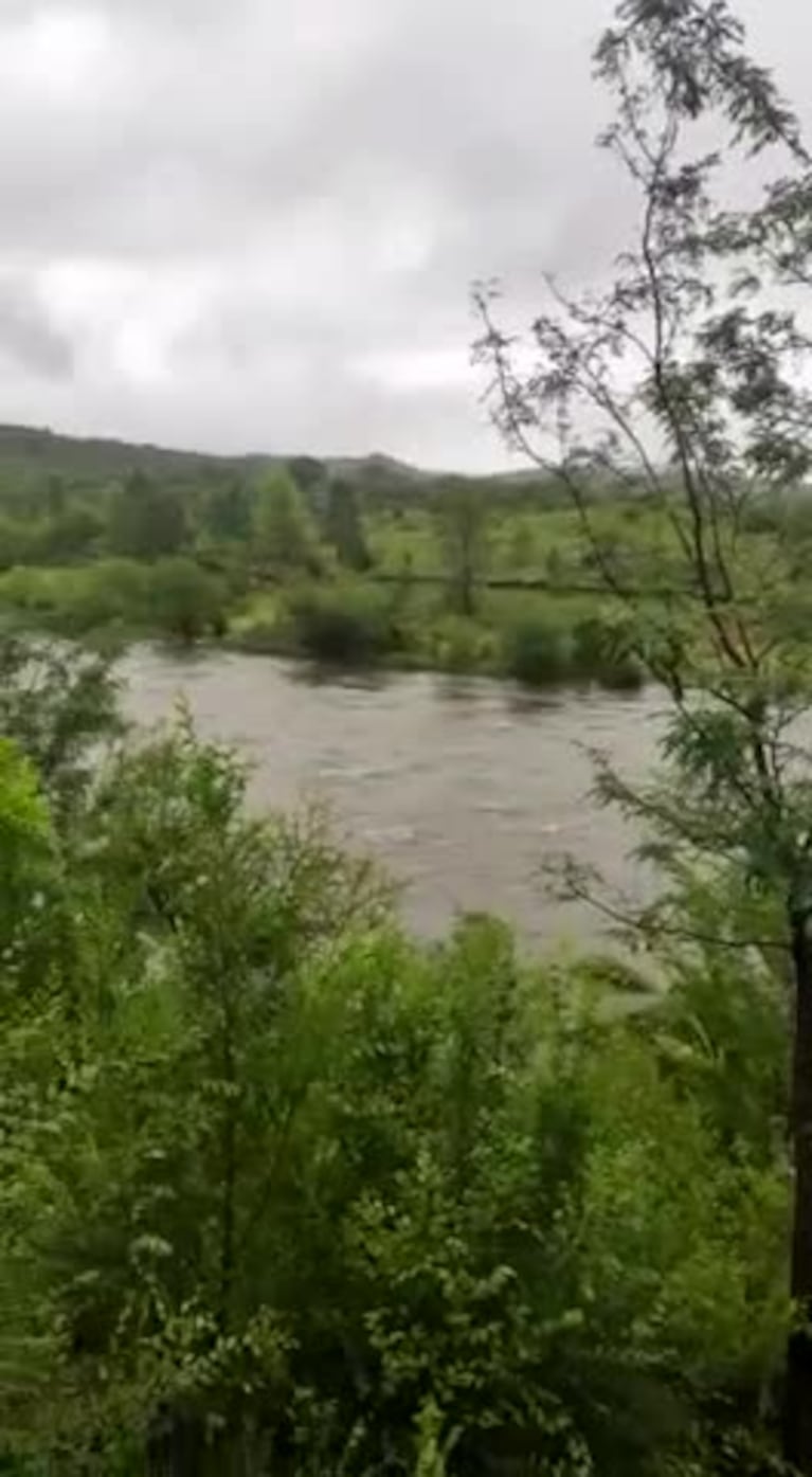 Alerta por la crecida del río Quillinzo