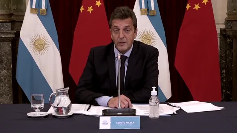 El encuentro entre Sergio Massa y su par chino por el FMI