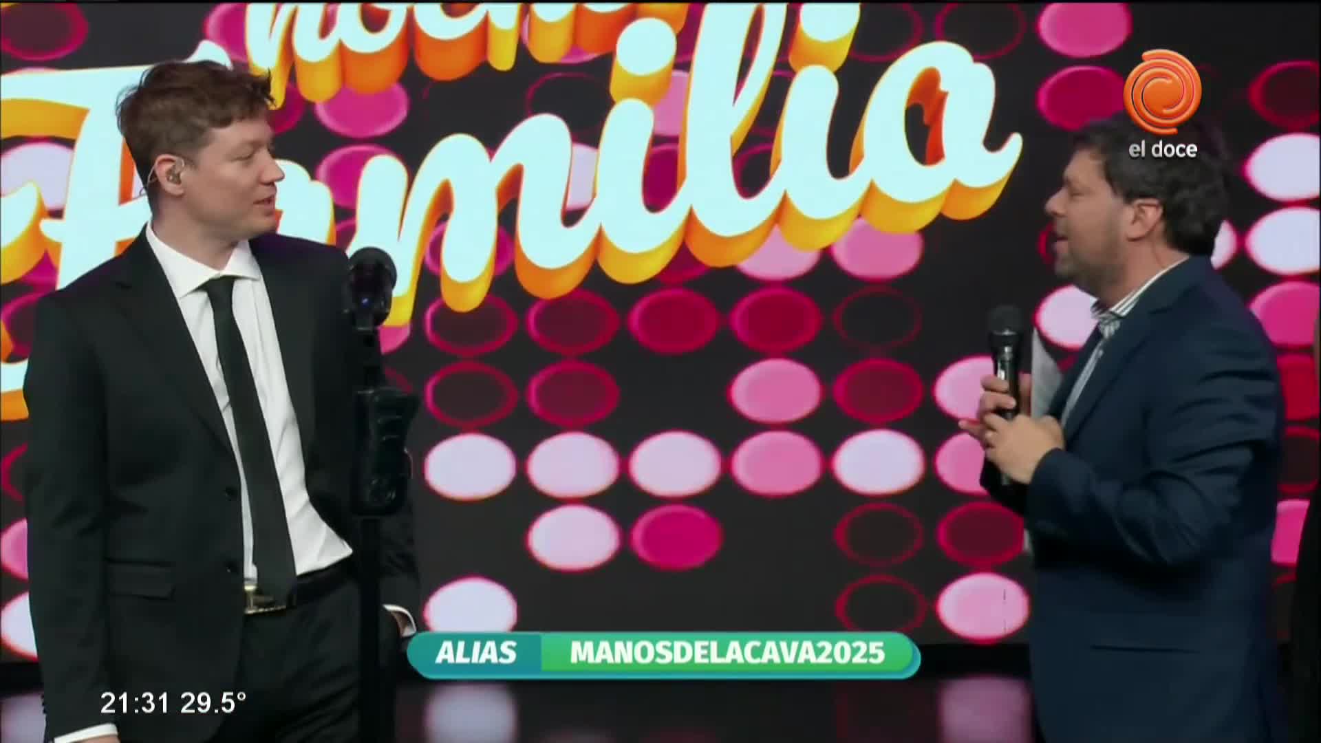 Emanero lo dio todo en Buenas noches familia 