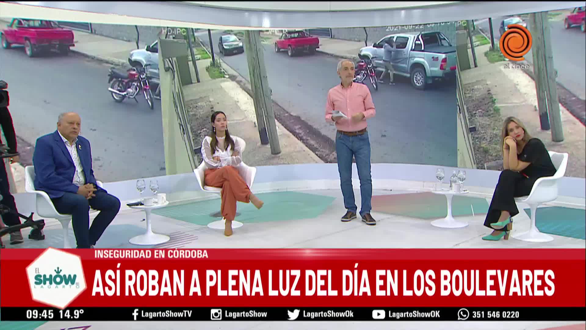 Córdoba insegura: en segundos, motochoro destrozó una camioneta