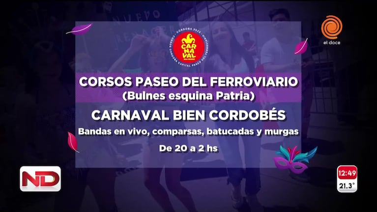 Este fin de semana vuelven los corsos al Paseo del Ferroviario