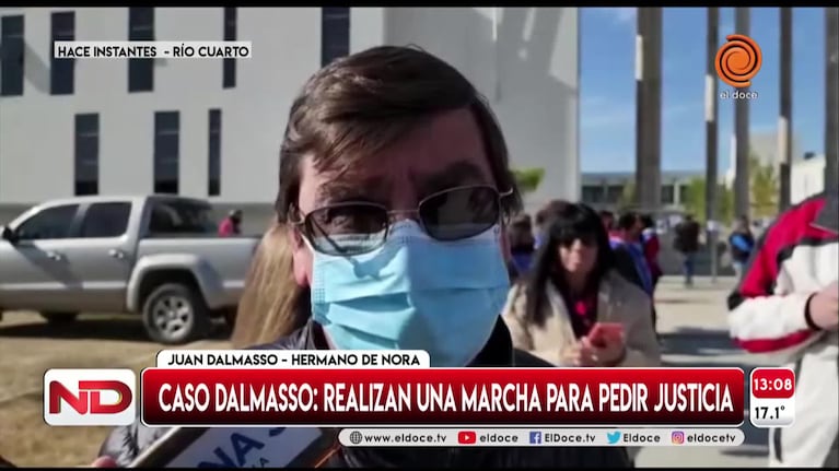 Juan Dalmasso, hermano de Nora: “Hay testigos a los que cuidaron y gente que sabe algo más”