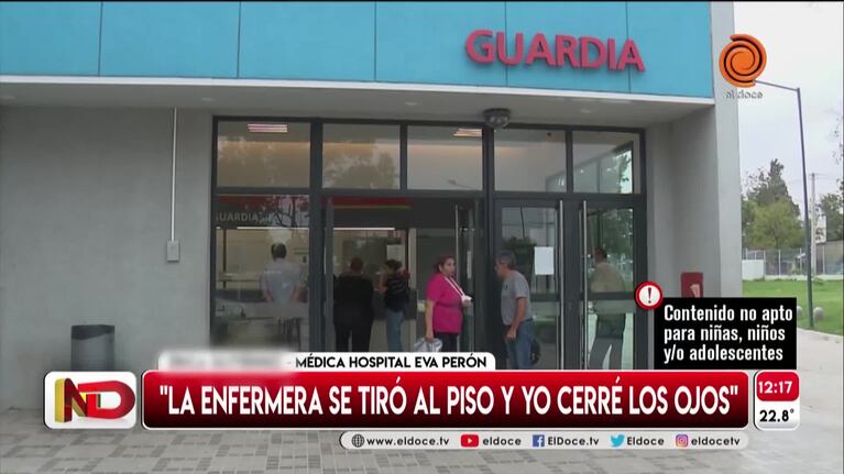 Los médicos atacados en el Eva Perón temen represalias