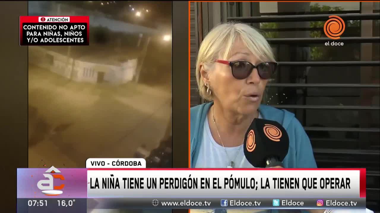 Una nena y su mamá fueron heridas en la cancha de Racing