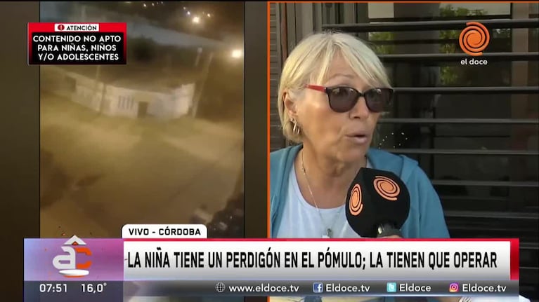 Una nena y su mamá fueron heridas en la cancha de Racing