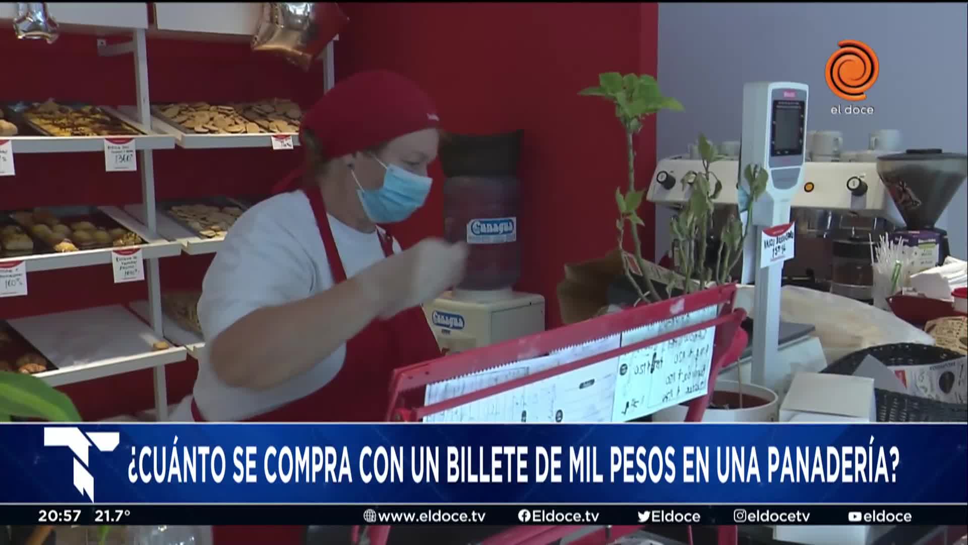 Aumento de la harina: qué se compra con mil pesos en una panadería