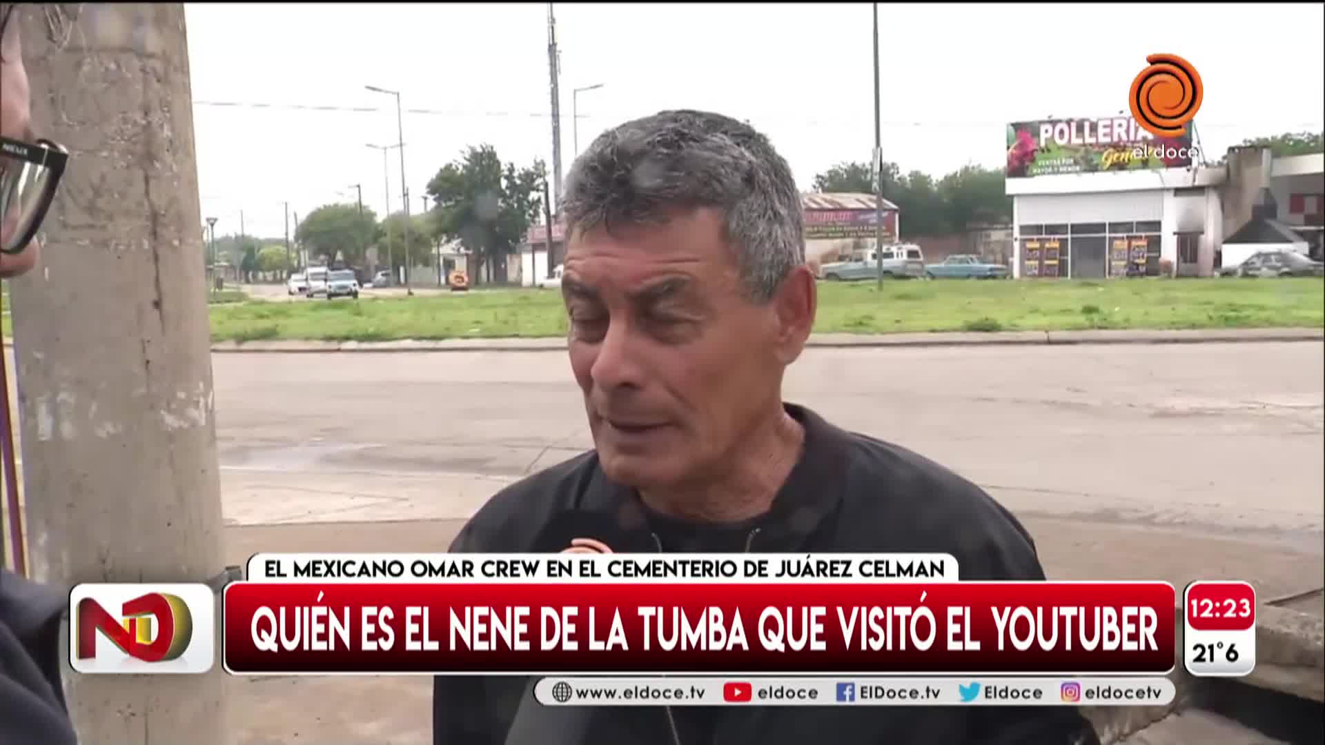 Quién es el nene que descansa en la tumba que visitó el youtuber