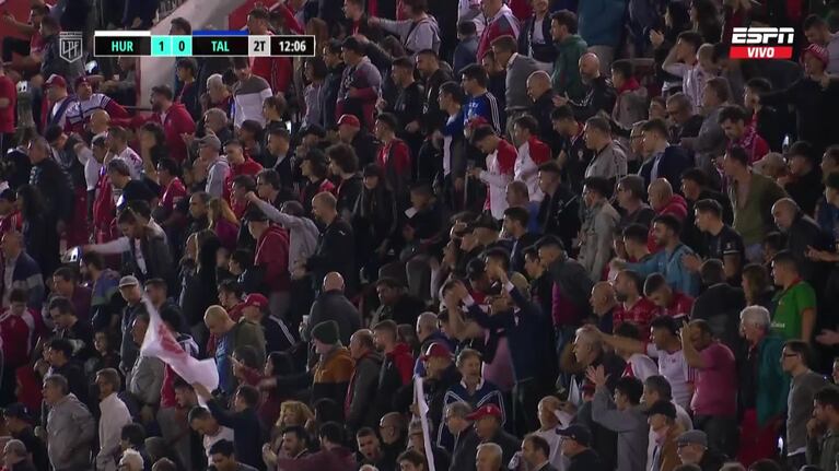 Hezze puso el 1 a 0 de Huracán sobre Talleres