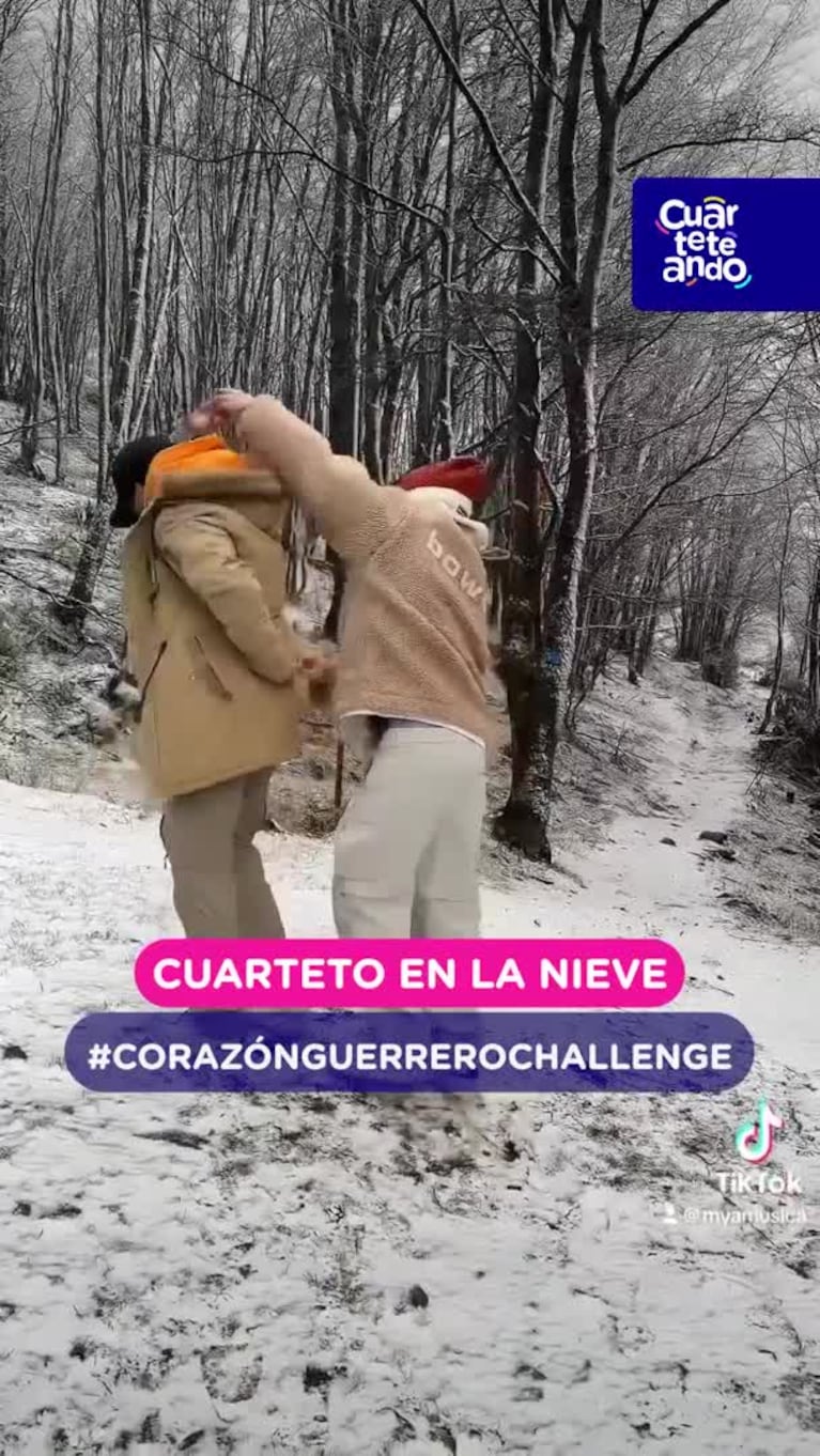 El tema de La Konga que se baila en la nieve