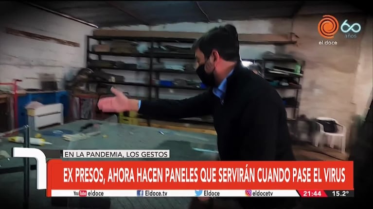 Ex presos conformaron una cooperativa y ahora hacen paneles