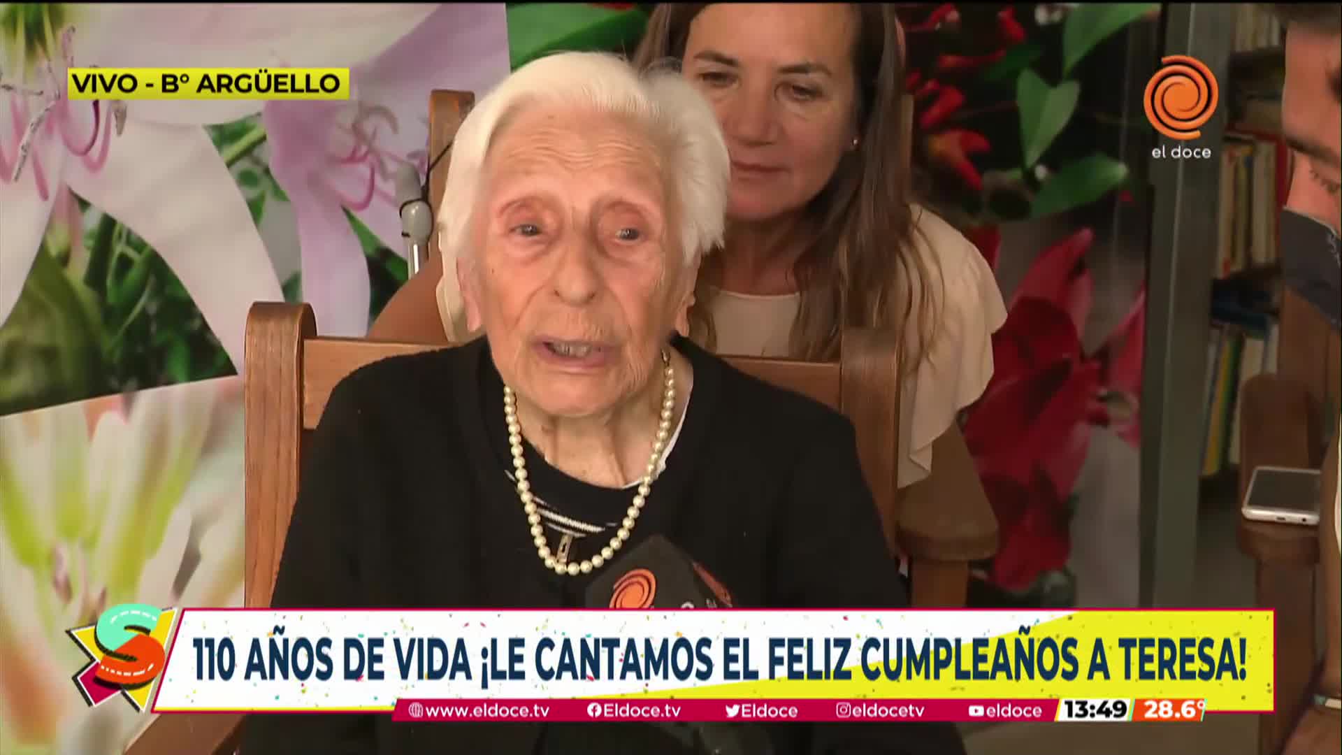 Tere cumplió 110 años: el festejo y la emoción