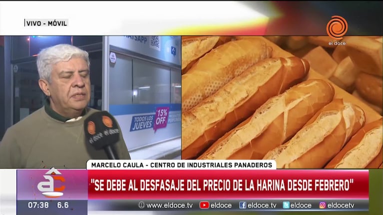 Desde este jueves el pan aumenta hasta un 15% en Córdoba