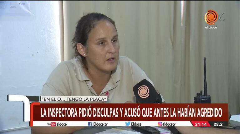 El descargo de la inspectora de tránsito que se hizo viral