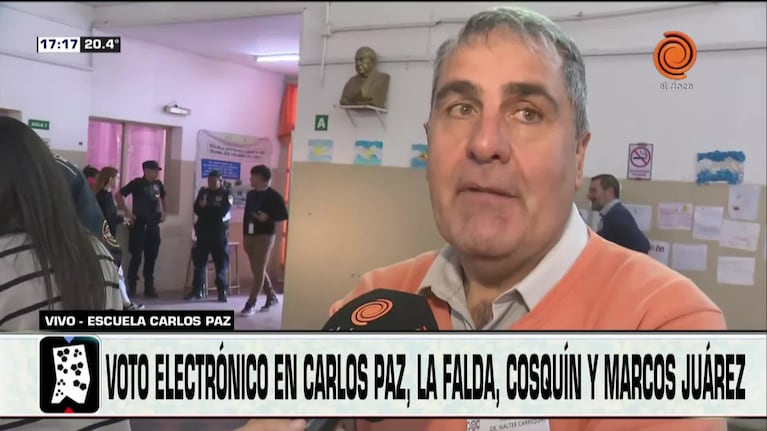 Carlos Paz estrenó la Boleta Única Electrónica