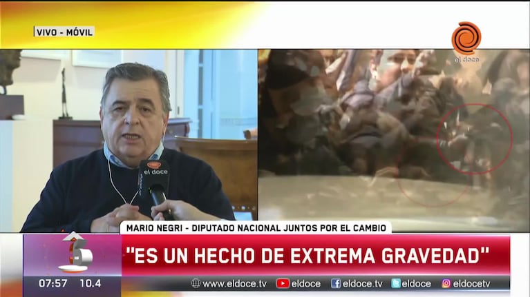 Negri tras la agresión a Cristina Kirchner: “No hay que sobreactuar”