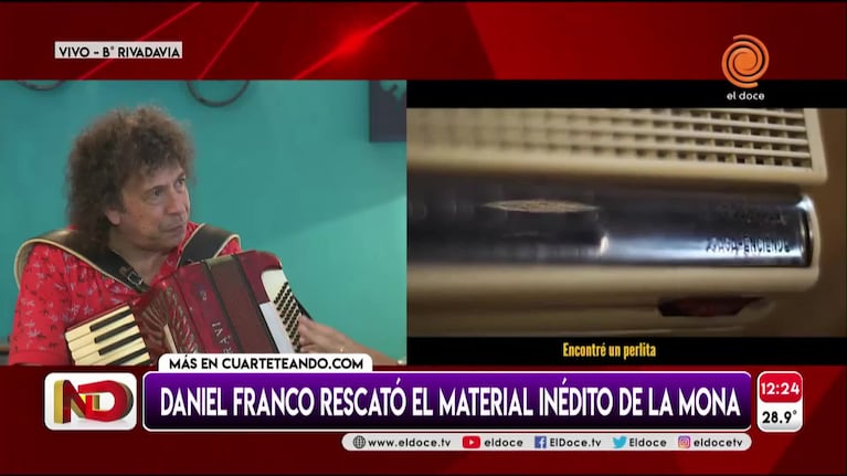 Daniel Franco, testigo del debut de La Mona