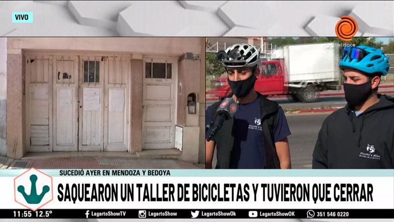 Les robaron todo y tuvieron que cerrar el taller