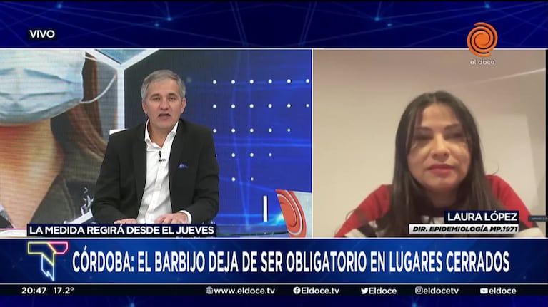 El barbijo deja de ser obligatorio en Córdoba: las precisiones de la Provincia