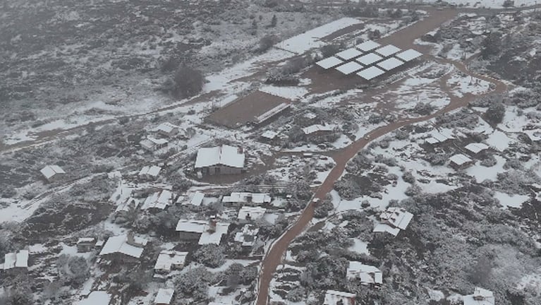 La nieve en La Cumbrecita