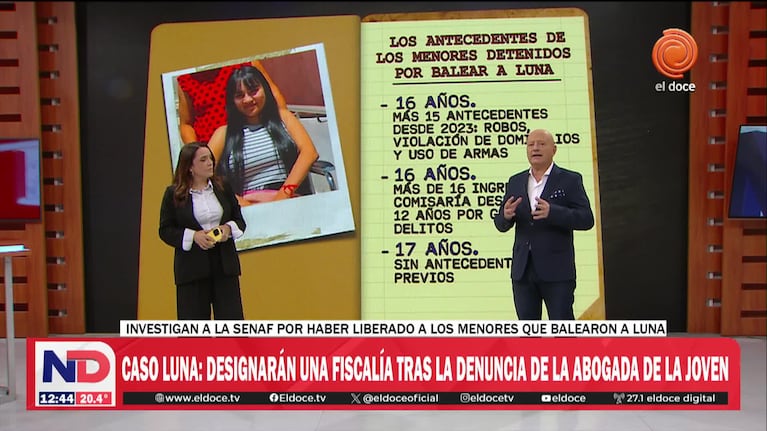 La indignación de la familia de Luna por las videollamadas de los menores desde el Complejo Esperanza