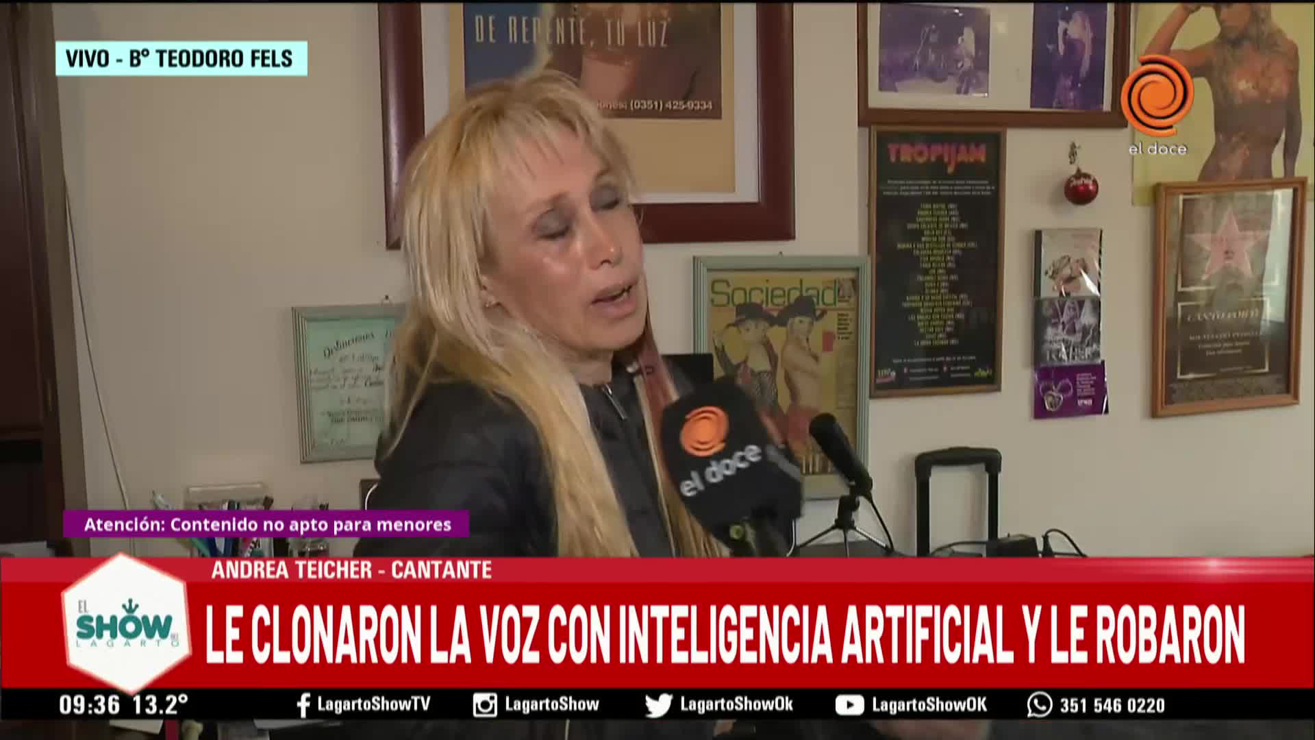 Fingieron el secuestro de Andrea Teicher