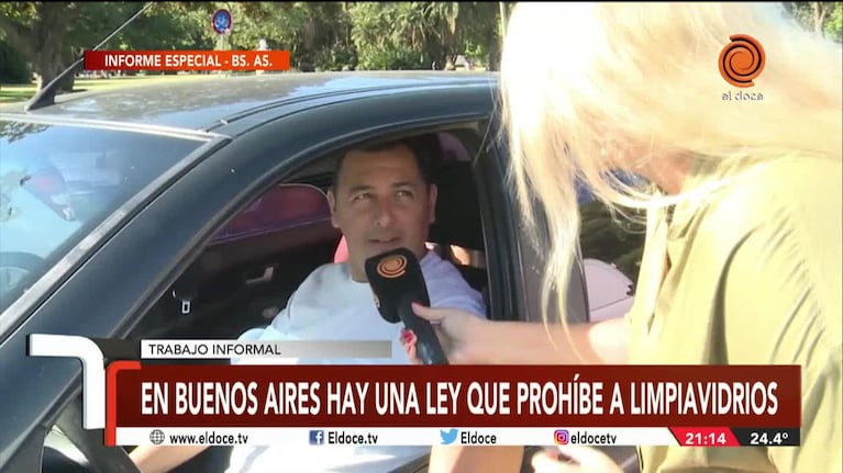 Limpiavidrios: en medio de la polémica en Córdoba, fueron prohibidos en Buenos Aires