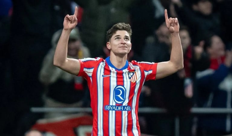 Julián Álvarez y otro gol clave para el Atlético de Madrid