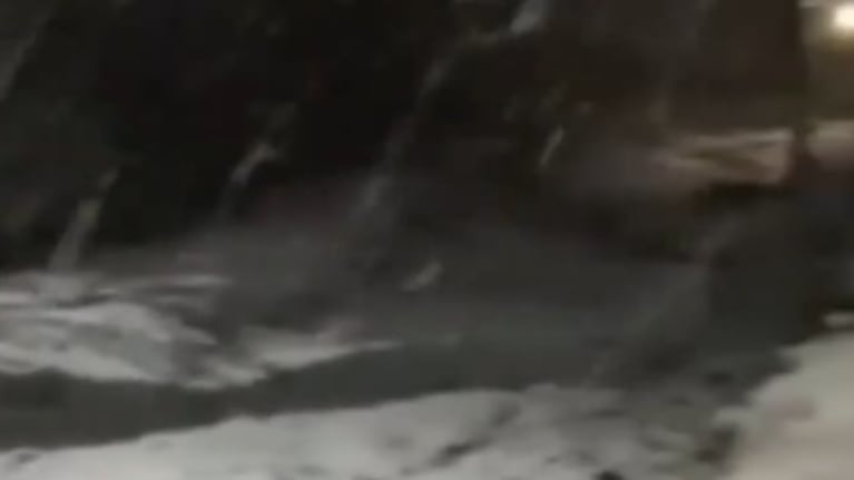 Video: nevó en las sierras San Luis y hay probabilidad de nieve en Traslasierra