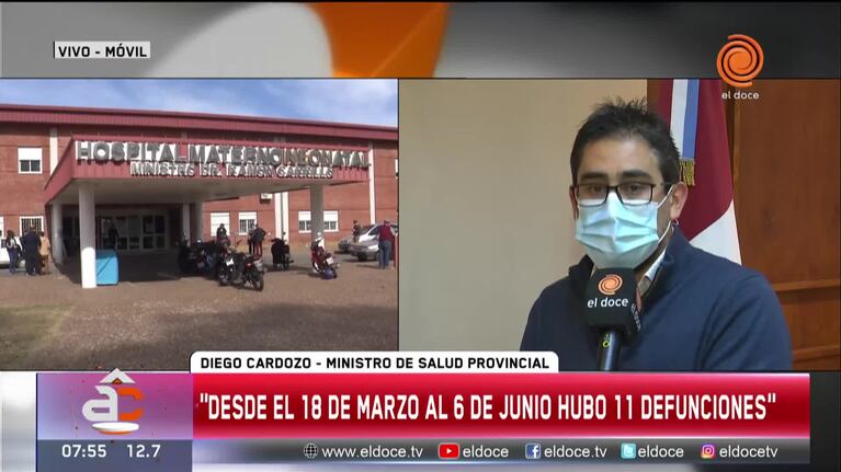 El ministro Cardozo reveló que pidió la intervención de la Justicia por los bebés muertos
