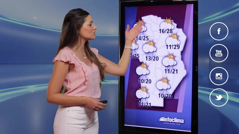 Llegan las lluvias a Córdoba este miércoles