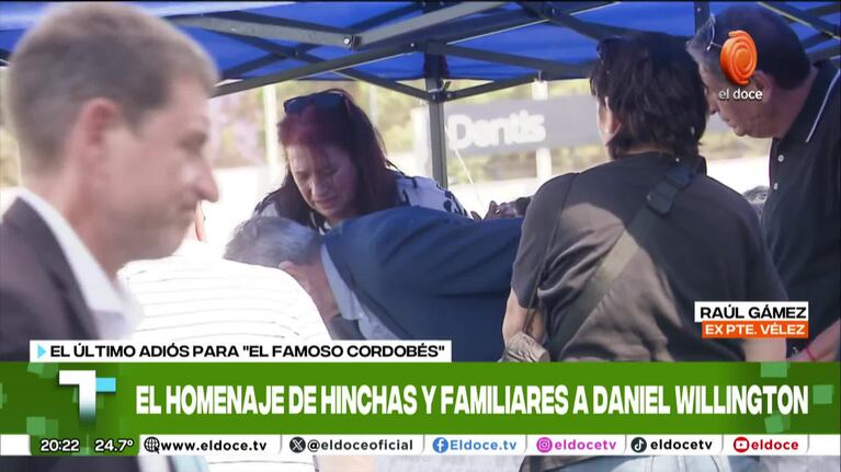 El mundo del fútbol despidió a Daniel Willington