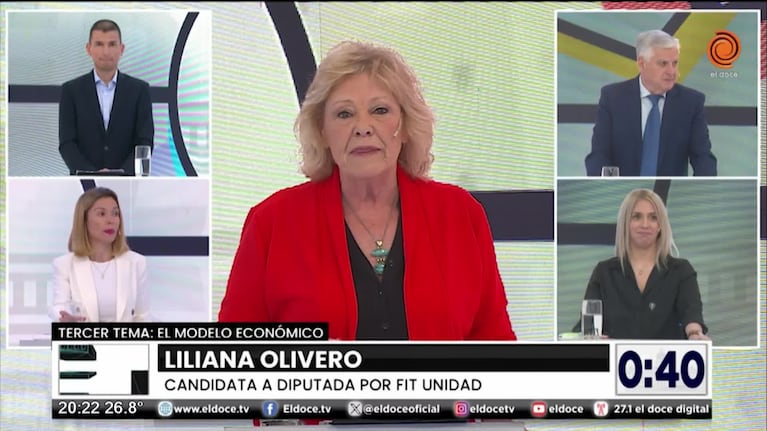 Fuerte cruce entre la candidata de Milei y Liliana Olivero