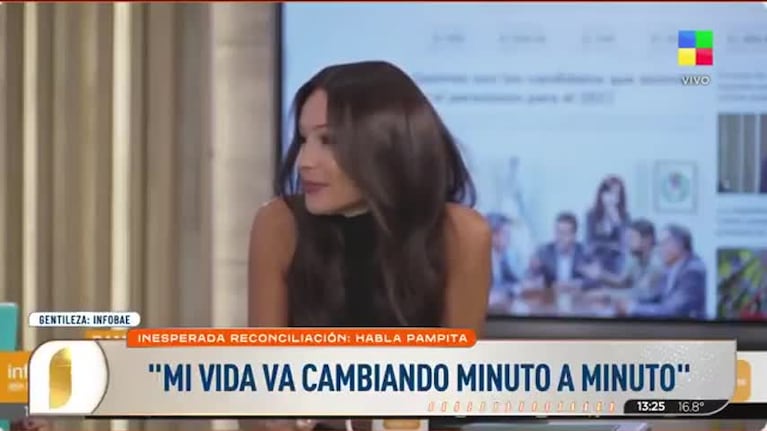 Pampita se reconiclió con Martín Pepa