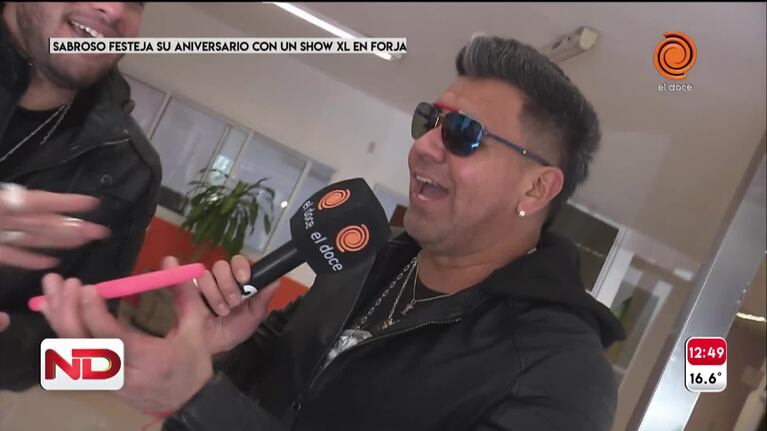 Sabroso repasó sus éxitos en la previa de sus 21 años en Forja