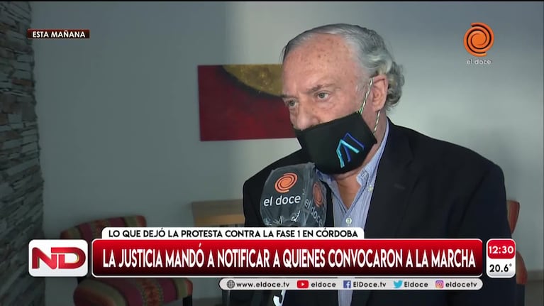 Notificaciones por protestas en Córdoba: "Preocupa el avance de controles judiciales"