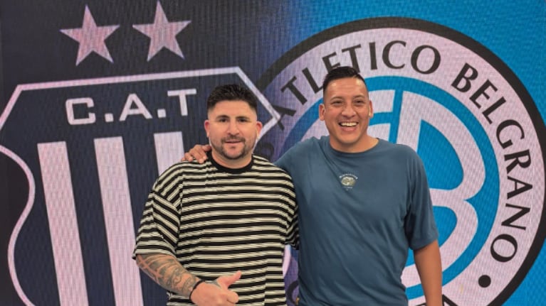 Topo Gigena y Chiqui Pérez palpitaron la previa del clásico Belgrano-Talleres con un duelo de metegol