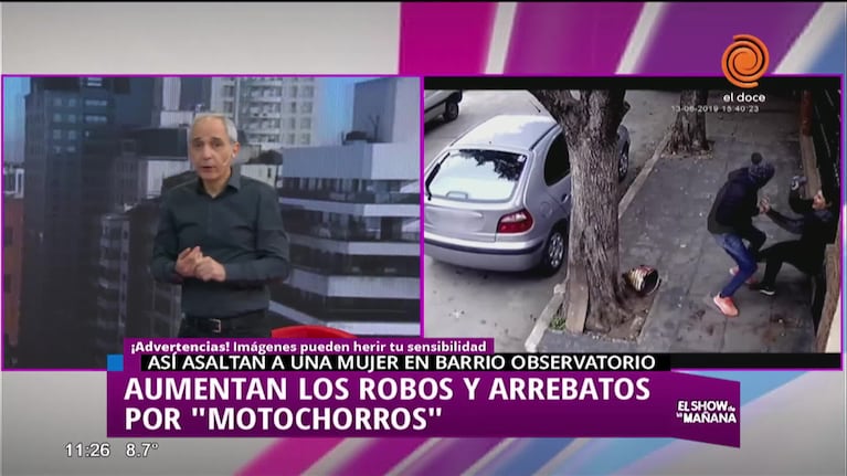 Así roban los motochorros en Córdoba